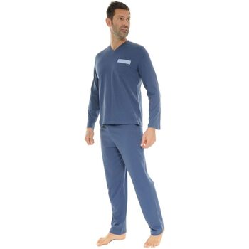 Vêtements Homme Pyjamas / Chemises de nuit Christian Cane PYJAMA. BLEU WAYNE Bleu