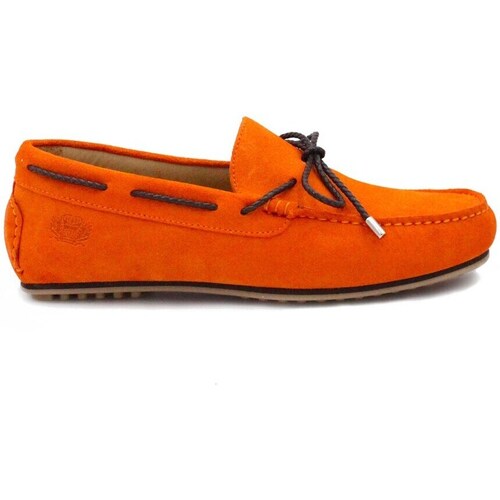 Scarpe Homme Mocassins Finsbury Shoes CANCUN Orange