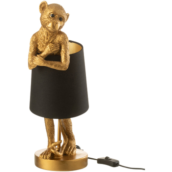 Maison & Déco La sélection cosy Jolipa Lampe Singe en résine dorée 42 cm Doré