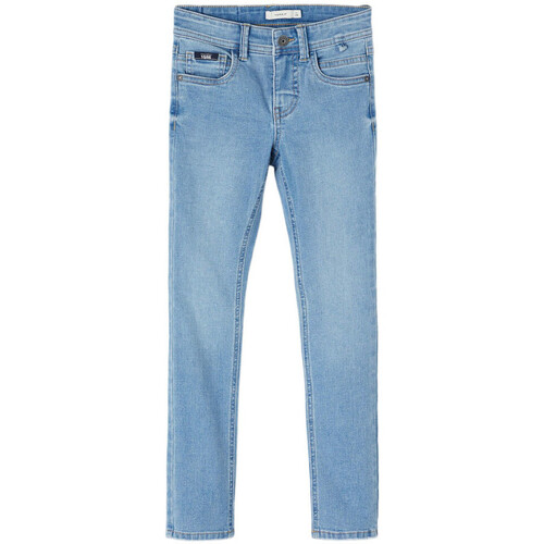 Vêtements Fille Jeans skinny Name it 13197329 Bleu
