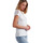 Vêtements Femme Tops / Blouses Admas T-shirt manches courtes Puntilla Hombro Blanc