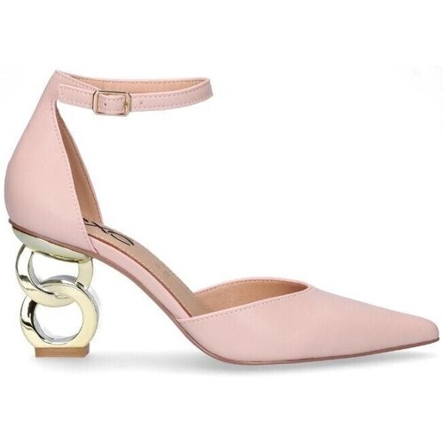 Chaussures Femme Sandales et Nu-pieds Exé Shoes zip SARA 210 Rose