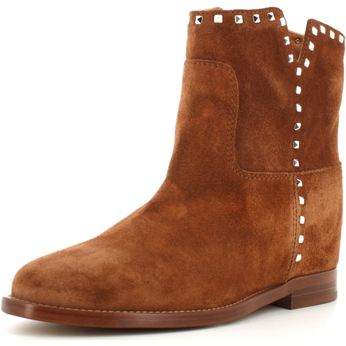 Chaussures Femme Boots Tops / Blouses 3845 Marron