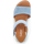 Chaussures Femme Sandales et Nu-pieds Gabor Sandales en suede à talon compensé recouvert Bleu