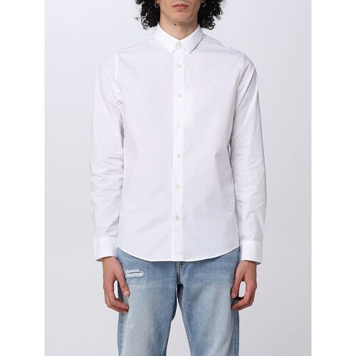 Vêtements Homme Chemises manches longues Calvin Klein jacket Jeans J30J319065 YAF Blanc