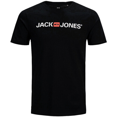 Vêtements Garçon T-shirts manches courtes Jack & Jones 12203491 Noir