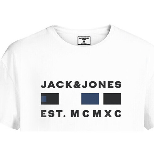 Vêtements Garçon T-shirts & Polos Jack & Jones 12226496 Blanc