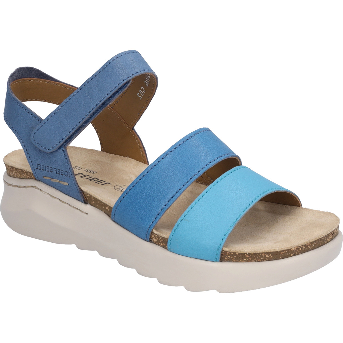 Chaussures Femme Sandales et Nu-pieds Josef Seibel Celine marrone 06, blau-multi Bleu