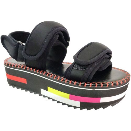 Chaussures Femme Sandales et Nu-pieds Desigual Rainbow color Noir