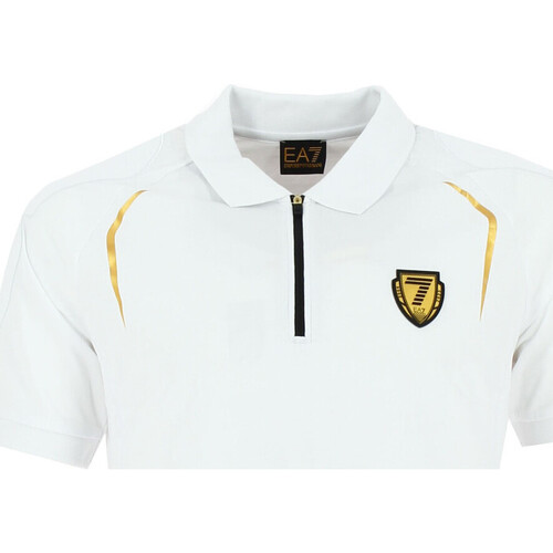 Vêtements Homme T-shirts & Polos Ea7 Emporio navy Armani Polo Blanc