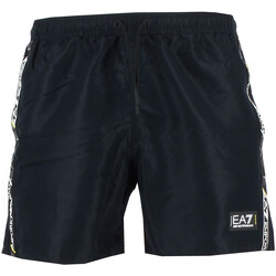 Vêtements cotton Shorts / Bermudas Ea7 Emporio Armani BEACHWEAR Noir