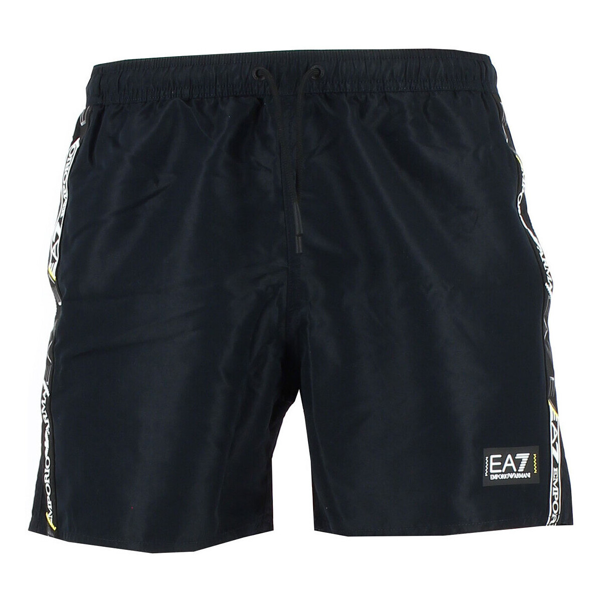 Vêtements Homme Shorts / Bermudas Ea7 Emporio Armani tied-waist BEACHWEAR Noir