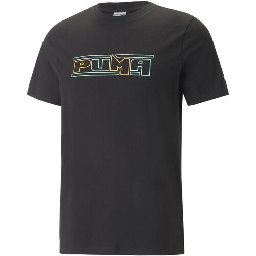 Vêtements Homme Débardeurs / T-shirts sans manche Puma SWxP Graphic Tee Noir