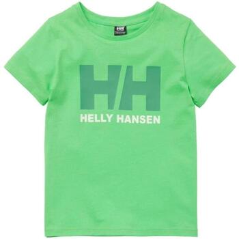 Vêtements Garçon T-shirts the manches courtes Helly Hansen  Vert