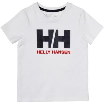 Vêtements Garçon T-shirts duck manches courtes Helly Hansen  Blanc