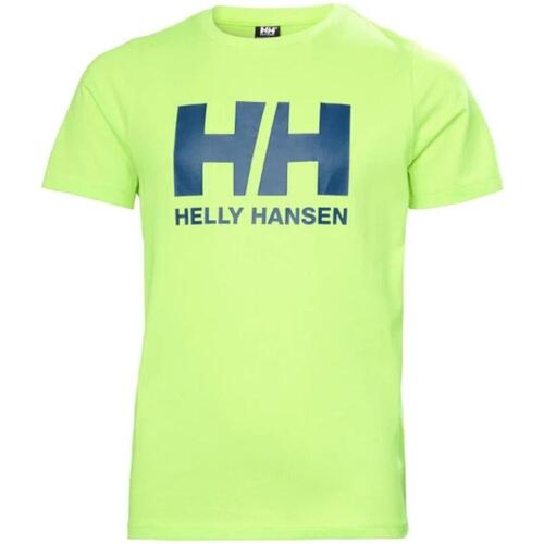 Vêtements Garçon T-shirts the manches courtes Helly Hansen  Vert