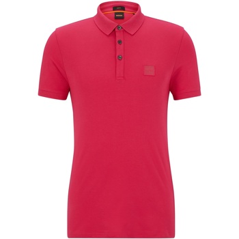 Vêtements Homme T-shirts & Polos BOSS Polo coupe slim Passenger avec écusson logotypé Rose