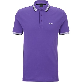 Vêtements Homme T-shirts & Polos BOSS Polo Paddy avec logo Violet