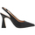 Chaussures Femme Tableaux / toiles Escarpins cuir talon entonnoir Noir