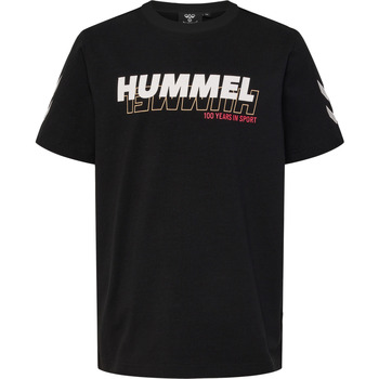 Vêtements Garçon T-shirts T-Shirts courtes hummel T-shirt enfant  hmlSamuel Noir