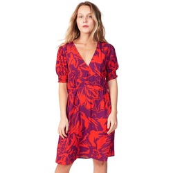Vêtements Femme Robes Les Petites Bombes Robe femme  Fariel print rouge tropical