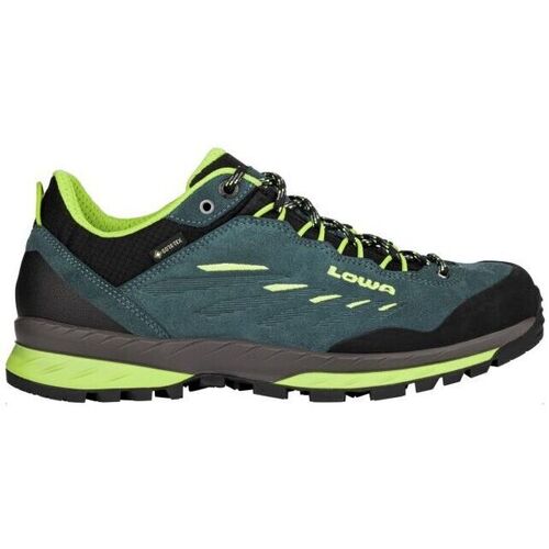 Chaussures Homme Running / trail Lowa Baskets Delago GTX Lo Homme Petrol/Lime Bleu