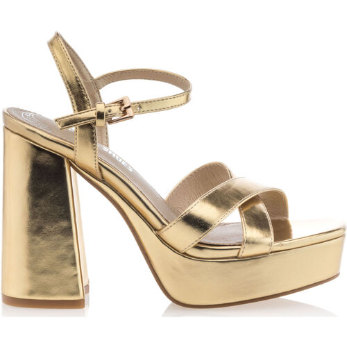 Chaussures Femme men Gold clothing shoe-care Fragrance 44 women Vinyl Shoes Sandales / nu-pieds Femme Jaune Doré