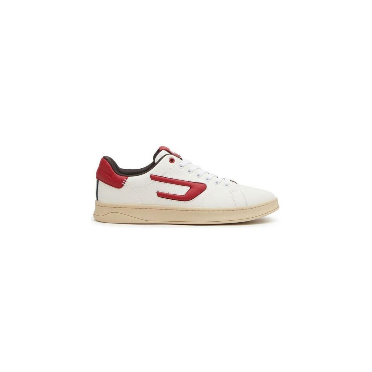 Chaussures Homme Baskets mode Diesel Y02869 PR087 S-ATHENE-H9465 WHITE/RED Blanc