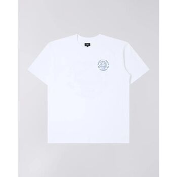 Vêtements Homme T-shirts & Polos Edwin I031131  MUSIC CHNL-02 67 WHITE Blanc