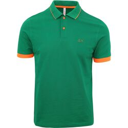 Vêtements Homme Polo Ralph Lauren T-Shirts für Jungen Sun68 Polo Petites Rayures Vert Vert