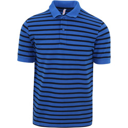 Vêtements Homme T-shirts & Polos Sun68 Polo Western Rayures Bleu Royal Bleu