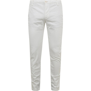 Vêtements Homme Pantalons Alberto Chino Rob T400 Dynamic Blanc Bleu