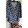 Vêtements Femme Tops / Blouses Blanche Porte Blouse polyester Bleu