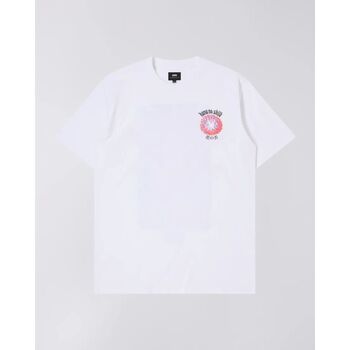 Vêtements Homme T-shirts & Polos Edwin I031894 HANA NO SHITA-02 67 WHITE Blanc