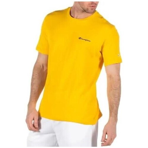 Vêtements Homme T-shirts manches courtes Champion Crewneck Tshirt Jaune