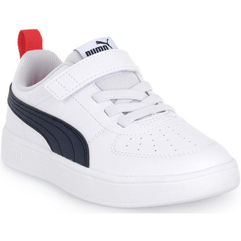 Chaussures Fille Baskets mode Puma 09 RICKIE AC PS Blanc