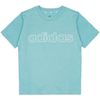 Vêtements Fille T-shirts manches courtes sneakers adidas Originals GS0197 Bleu