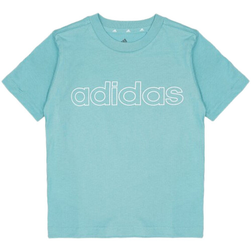 Vêtements Fille T-shirts manches courtes adidas Originals GS0197 Bleu