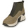 Chaussures Femme Baskets montantes Rieker N6352-52 Gris / Kaki