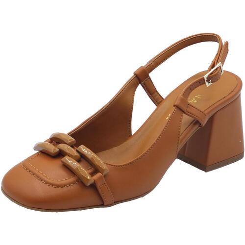 Chaussures Femme Rose is in the air Nacree 584018 Nappa Marron