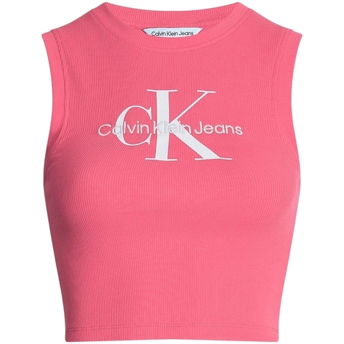 Vêtements Femme T-shirts & Polos Calvin Klein Jeans Debardeur  Ref 59450 XI1 Rose Rose