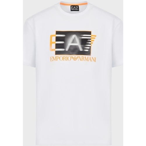 Vêtements Homme T-shirts & Polos Emporio Armani EA7 3RPT02PJNUZ Blanc