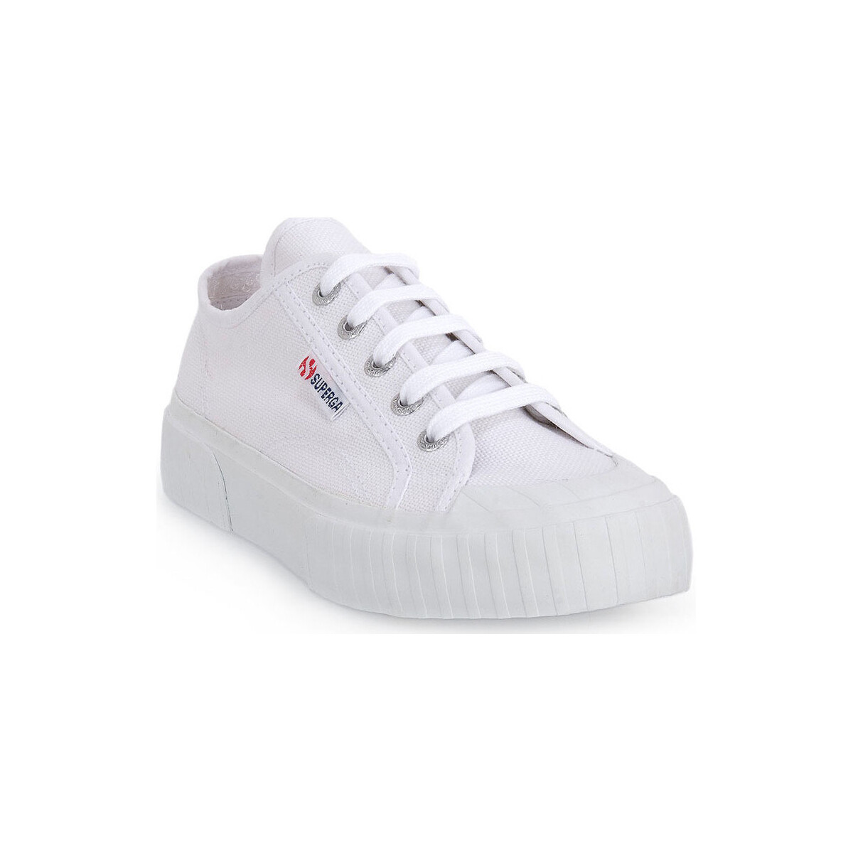 Chaussures Femme Baskets mode Superga 901 STRIPE Blanc