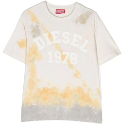 Vêtements Garçon T-shirts manches courtes Diesel J01121-KYAU0 Gris