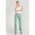 Vêtements Femme Jeans Le Temps des Cerises Precieux taille haute 7/8ème jeans vert d'eau Vert