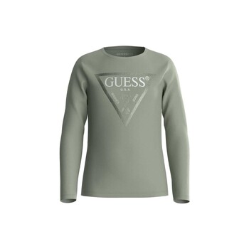 Vêtements Fille reverse Logo popover hoodie Guess SECRA Vert
