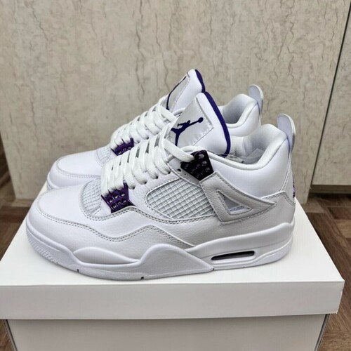 Chaussures Homme Baskets basses Nike Air Jordan 4 Violet