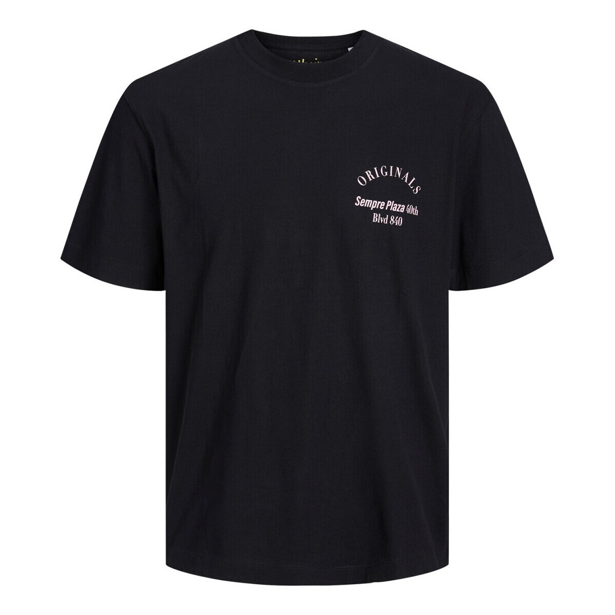 Vêtements Homme T-shirts manches courtes Jack & Jones 146754VTPE23 Noir