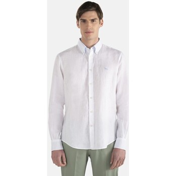 Vêtements Homme Chemises manches longues en 4 jours garantis CRJ014010883B Blanc