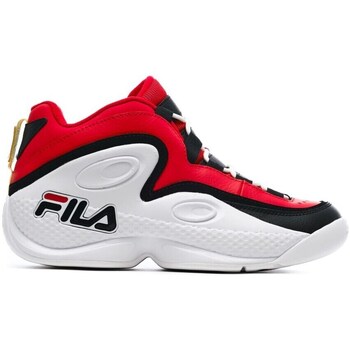 Chaussures Homme Boots Fila Grant Hill 3 Mid Rouge, Blanc